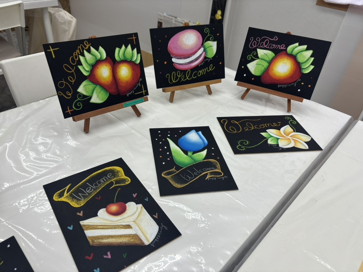 チョークアート見本