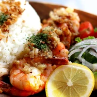 ANTIQUA TREE CAFEのガーリックシュリンプ