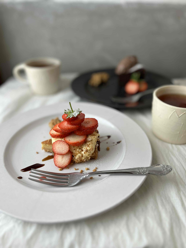 晴れジーナカフェのタルト