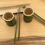 竹の器と箸