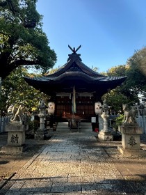 信太森葛葉稲荷神社の参道